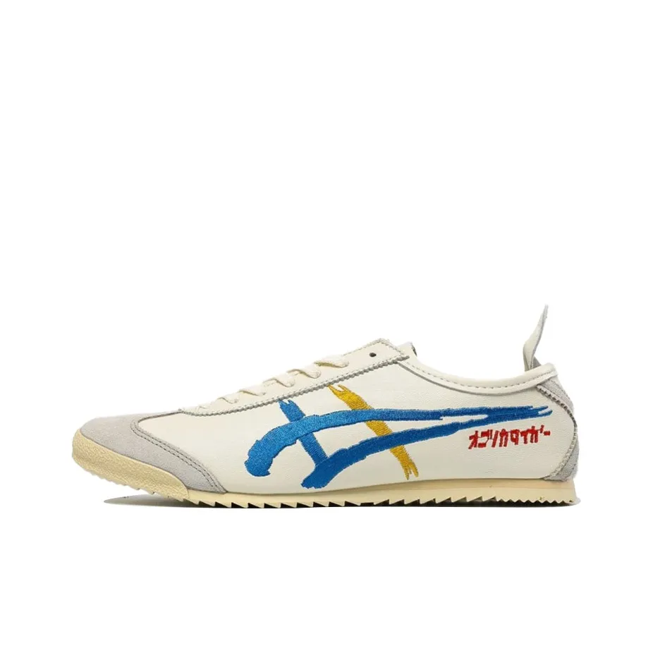 Onitsuka Tiger MEXICO 66 Кожа Мода Амортизация Противоскользящая Устойчивая к истиранию Низкий верх Повседневная обувь