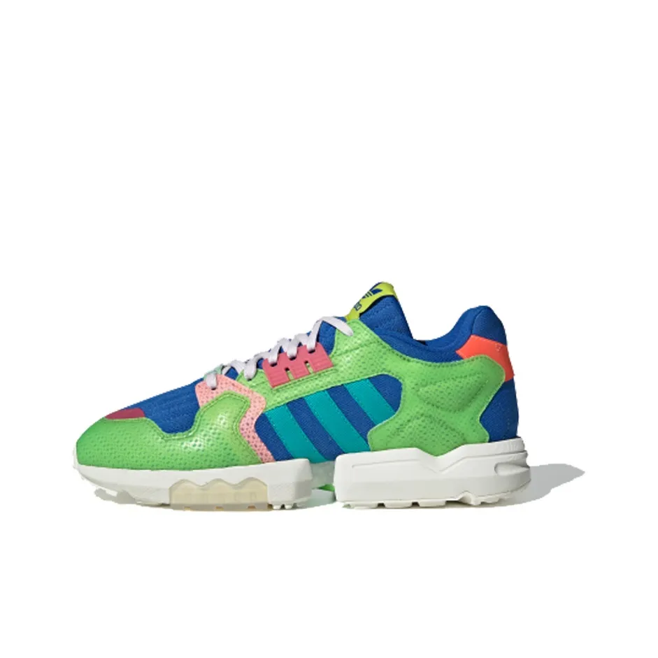 Parley x Adidas Originals ZX Torsion Амортизация Противоскользящий Легкий Низкий Топ Повседневная Обувь Унисекс Синий Зеленый