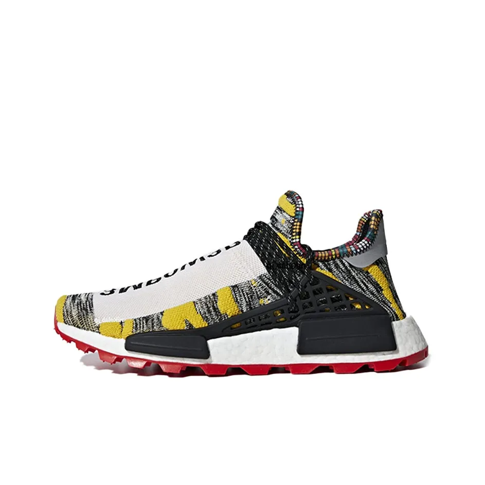 Adidas Originals NMD Hu Shock Absorbers Низкий Топ Кэжуал Унисекс Белый Желтый Серый