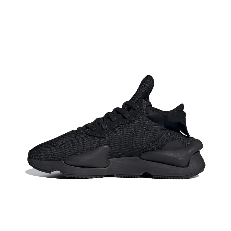 Y 3 Kaiwa Дышащий Низкий Топ Спортивная Повседневная Обувь Унисекс Черный