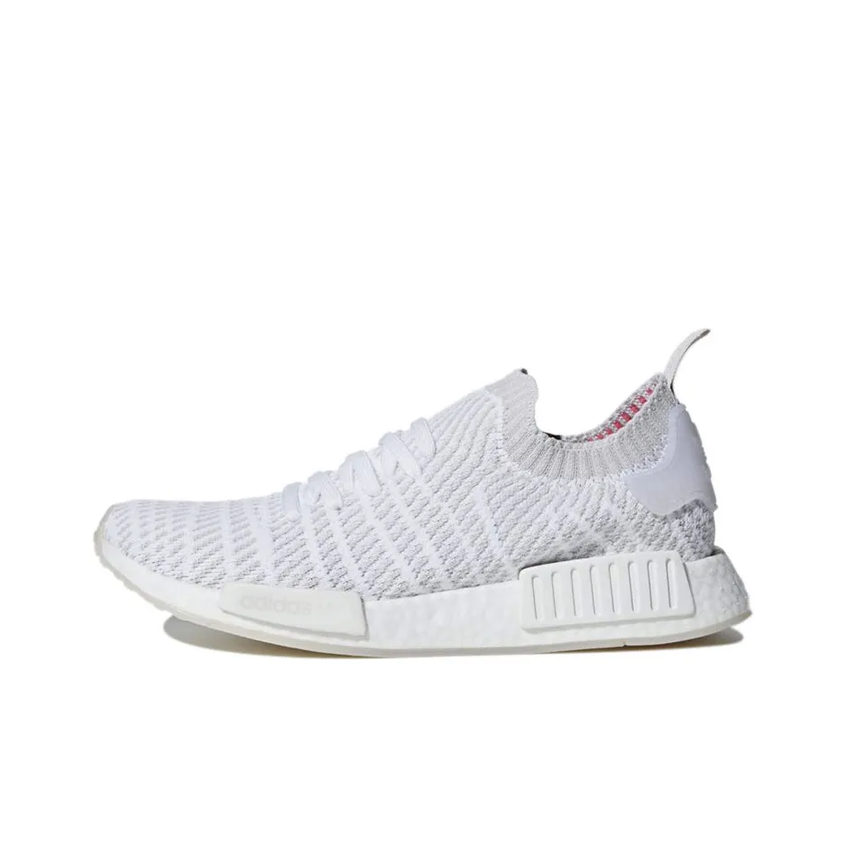 Adidas Originals NMD_R1 STLT Bottom Resistant Abrasion Resistant Breathable Low Top Casual Unisex Cloud White