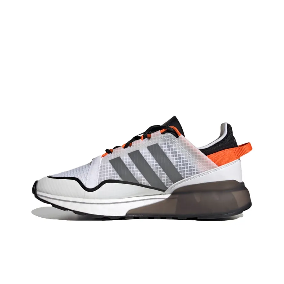 Adidas Zx 2K Boost Pure White Grey Orange