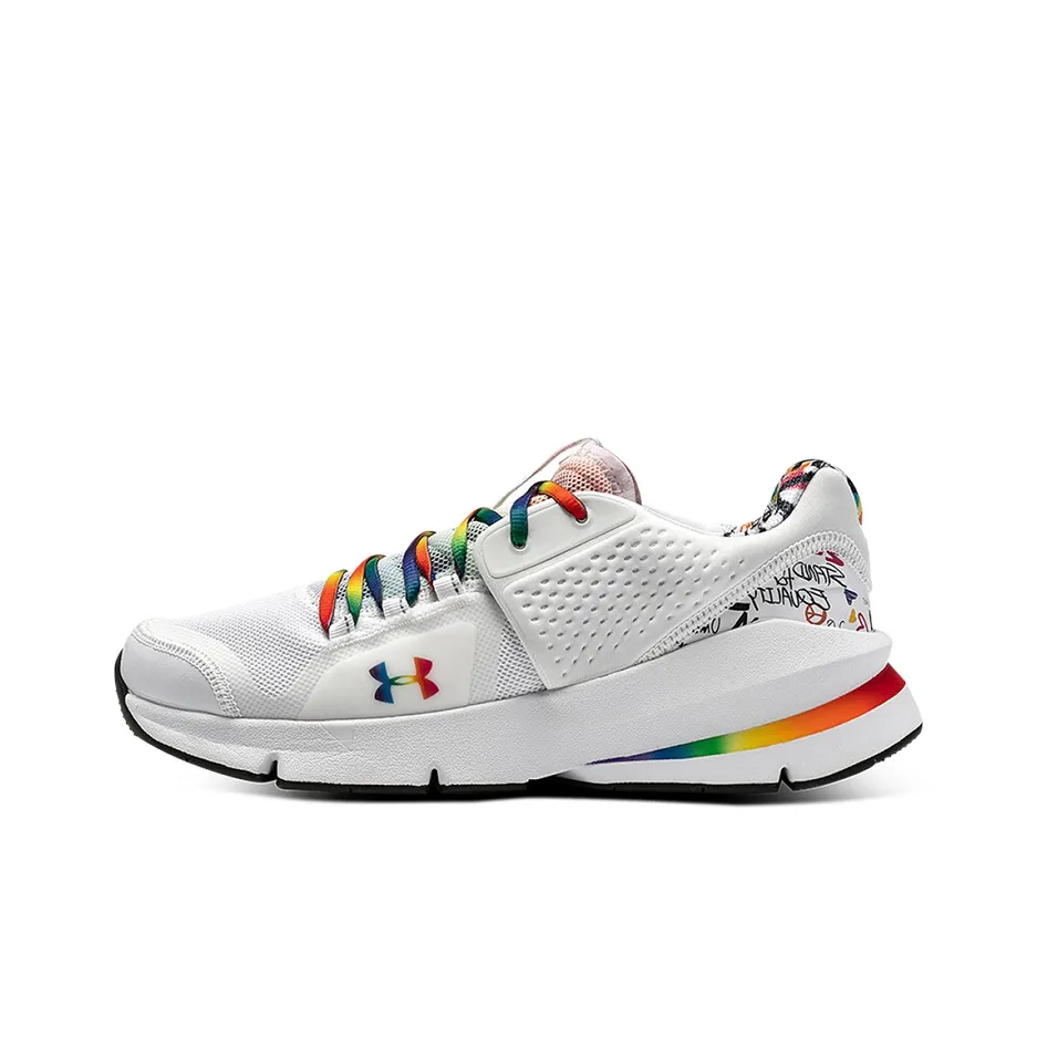 Under Armour Forge Collection Casual Shoes Unisex Low Top White/Multicolor Rainbow