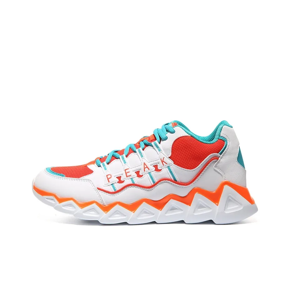 PEAK Casual Shoes Men's Low top White Orange