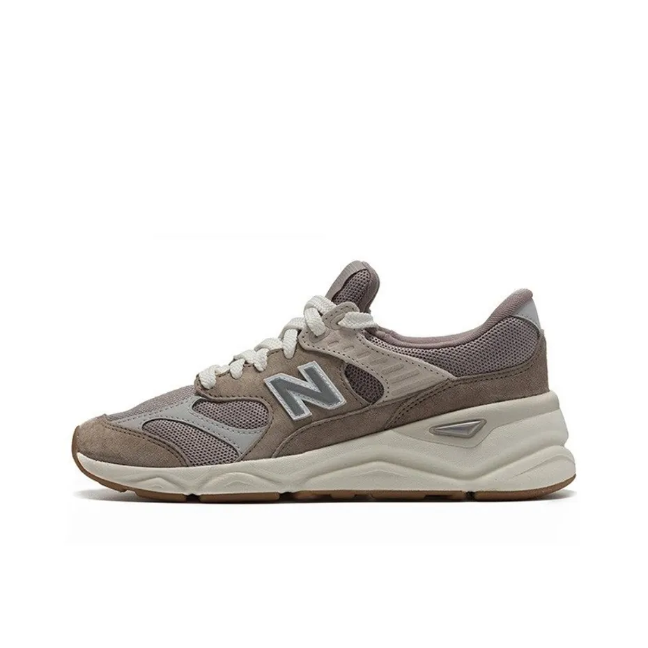 New Balance NB X 90 Амортизация Устойчивость к истиранию Дышащий Низкий Верх Повседневная Обувь Унисекс Серый Коричневый