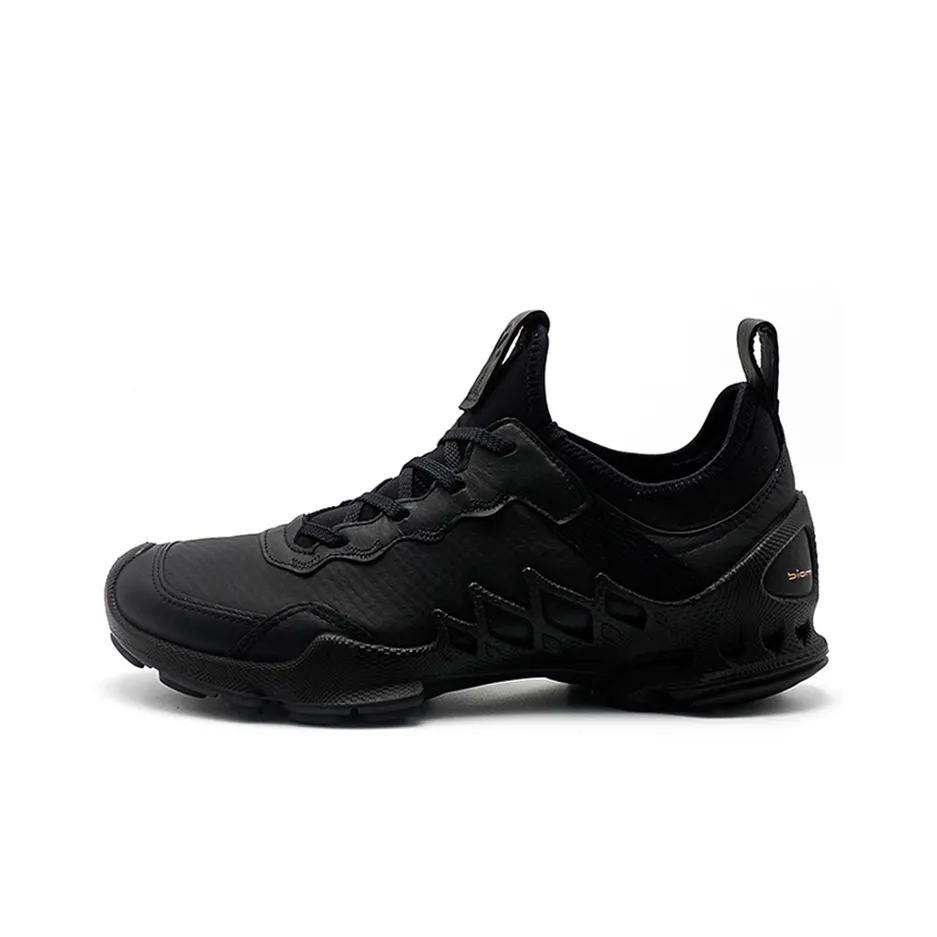 Ecco Great Step Exploration Series Низкий Топ Спортивная Повседневная Обувь Мужская Черная