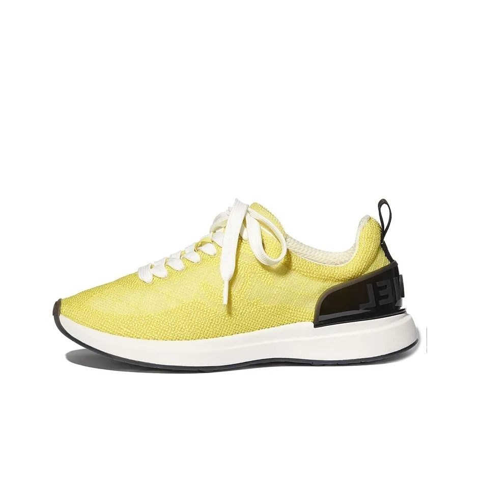 CHANEL Low Top Casual Shoes Women's Yellow