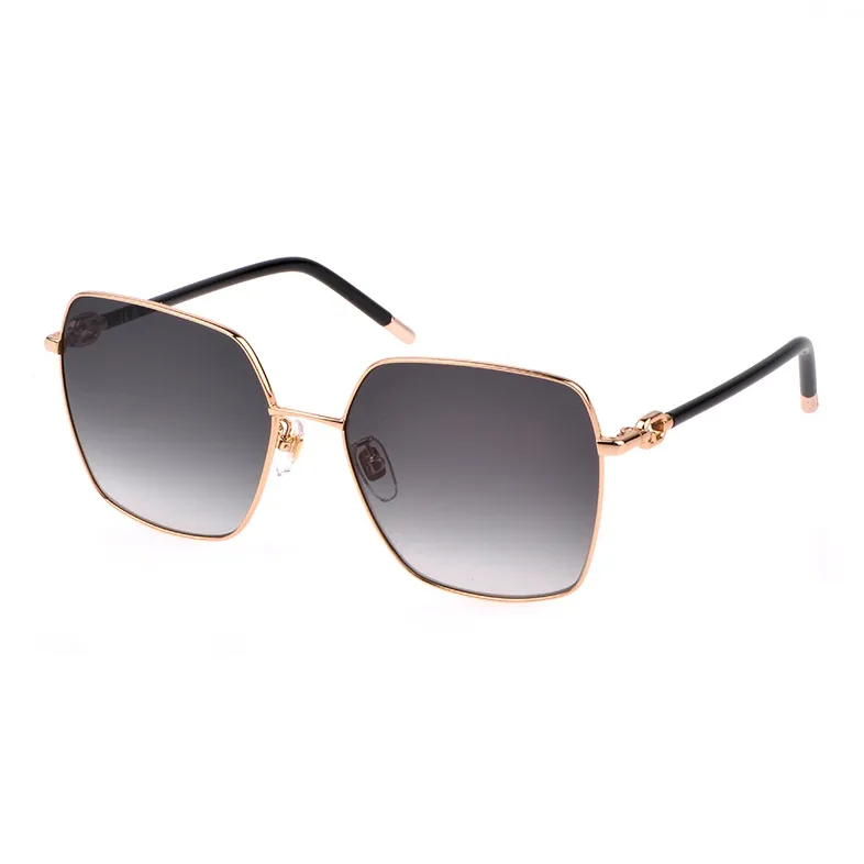 Furla Сплав Квадратные Солнцезащитные очки Унисекс Золото