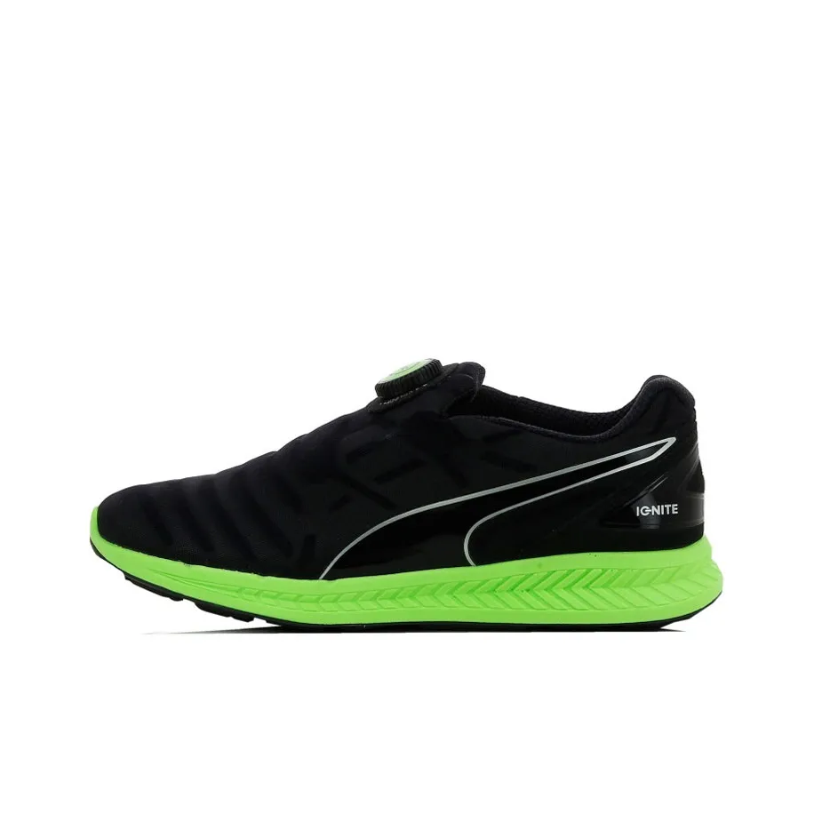 PUMA Ignite Disc Black Green Gecko