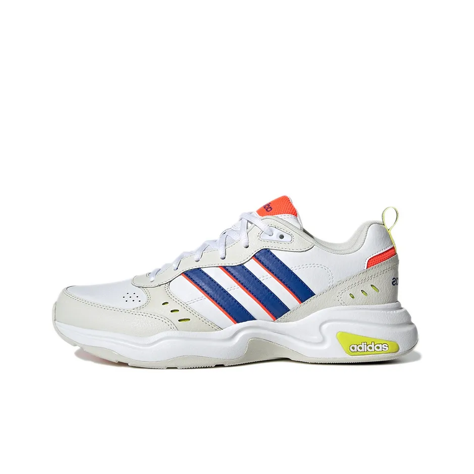 ADIDAS NEO Strutter Амортизация Износостойкий Низкий Топ Casual Унисекс Белый Бежевый Синий Пэчворк