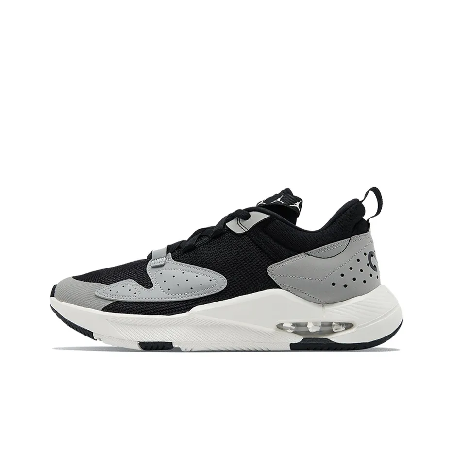 Jordan Air CADENCE Амортизаторы Нижняя юбка Резистентный Низ Топ Кэжуал Мужской Черный Серый