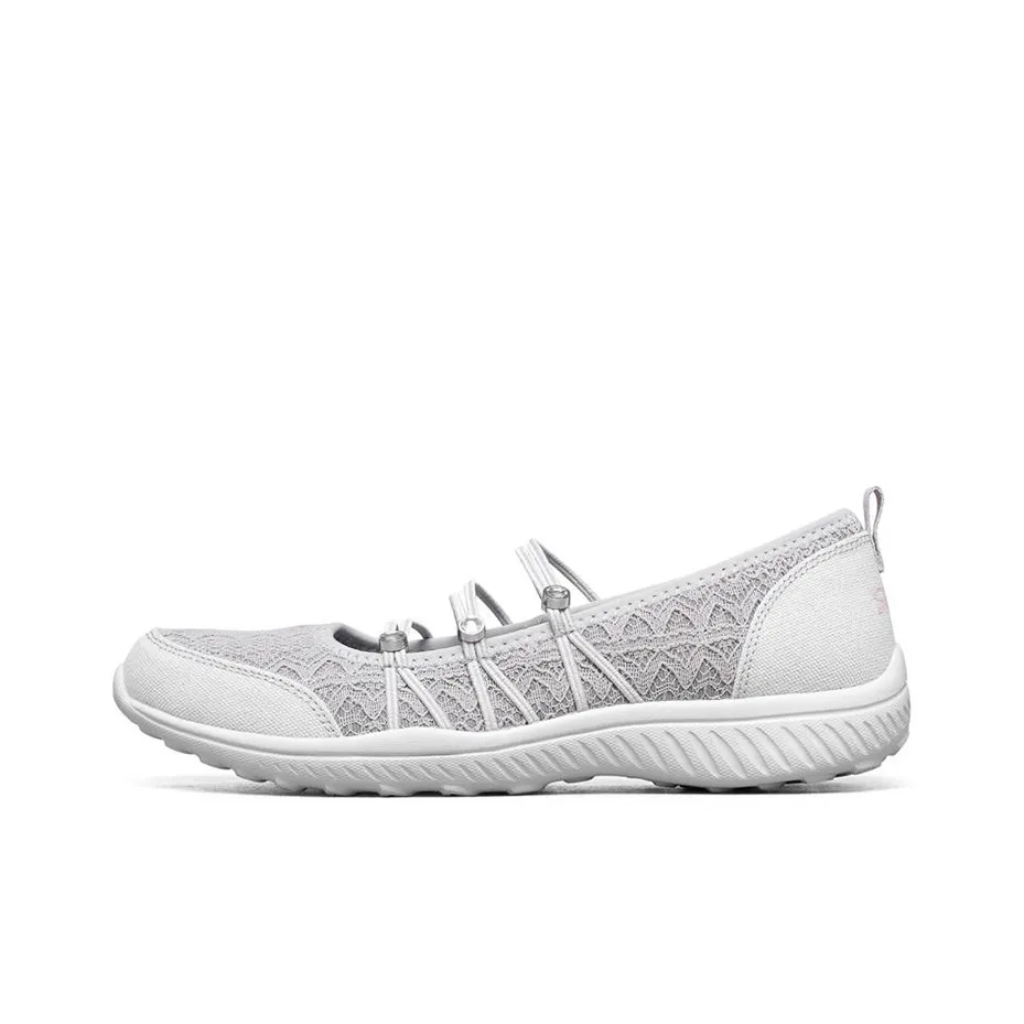 Skechers BE Light Slip on Shoes Grey Women's