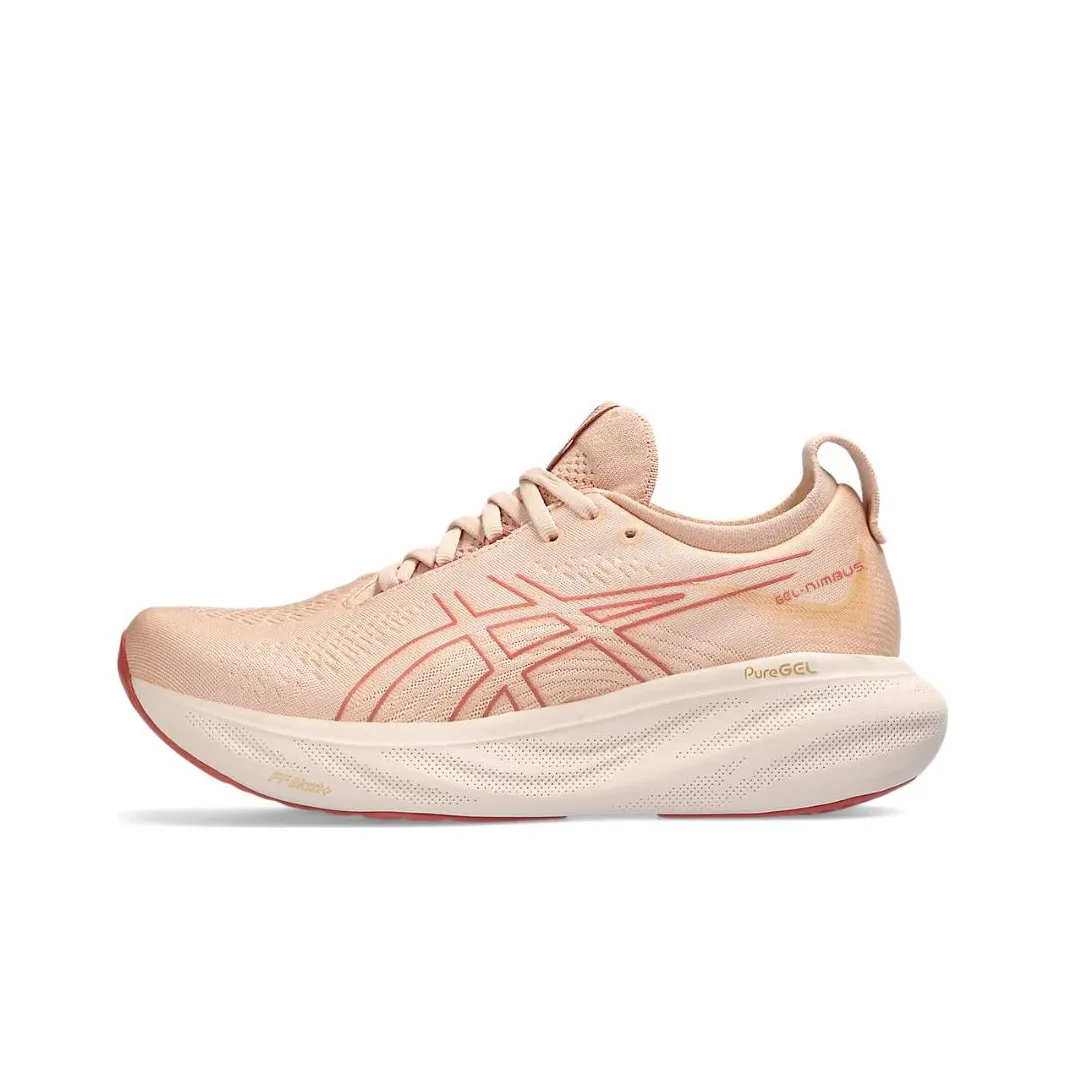 asics gore-tex Gel Nimbus 25 Pale Apricot Light Garnet Women's