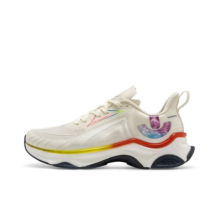ONEMIX Armored Low Top Running Shoes Unisex Cloud Brocade White