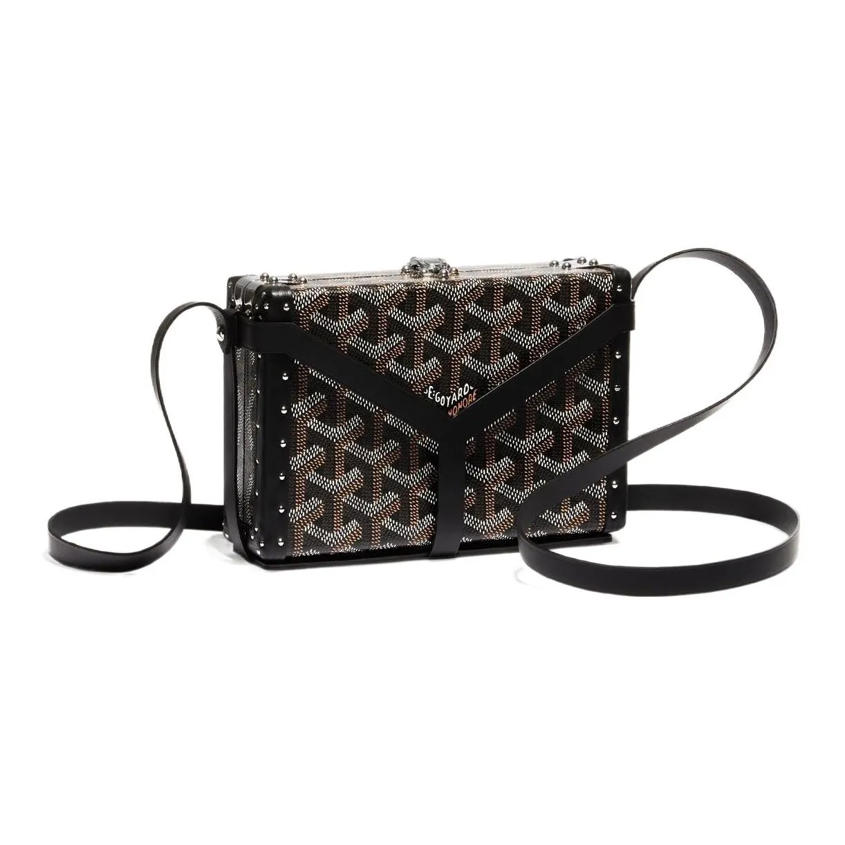 GOYARD Canvas With Leather Clutches Crossbody Bags Regular Unisex Multiple Colors