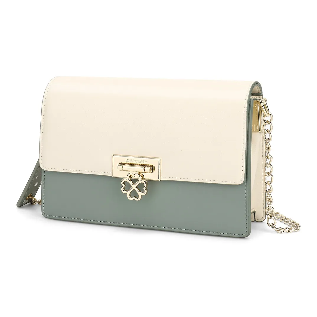 MEXICAN Ткань ПУ (полиуретан) Кожа Сумка с цепочкой Сумка на плечо Обычный Женская Белый Зеленый Бирюзовый Темно-зеленый