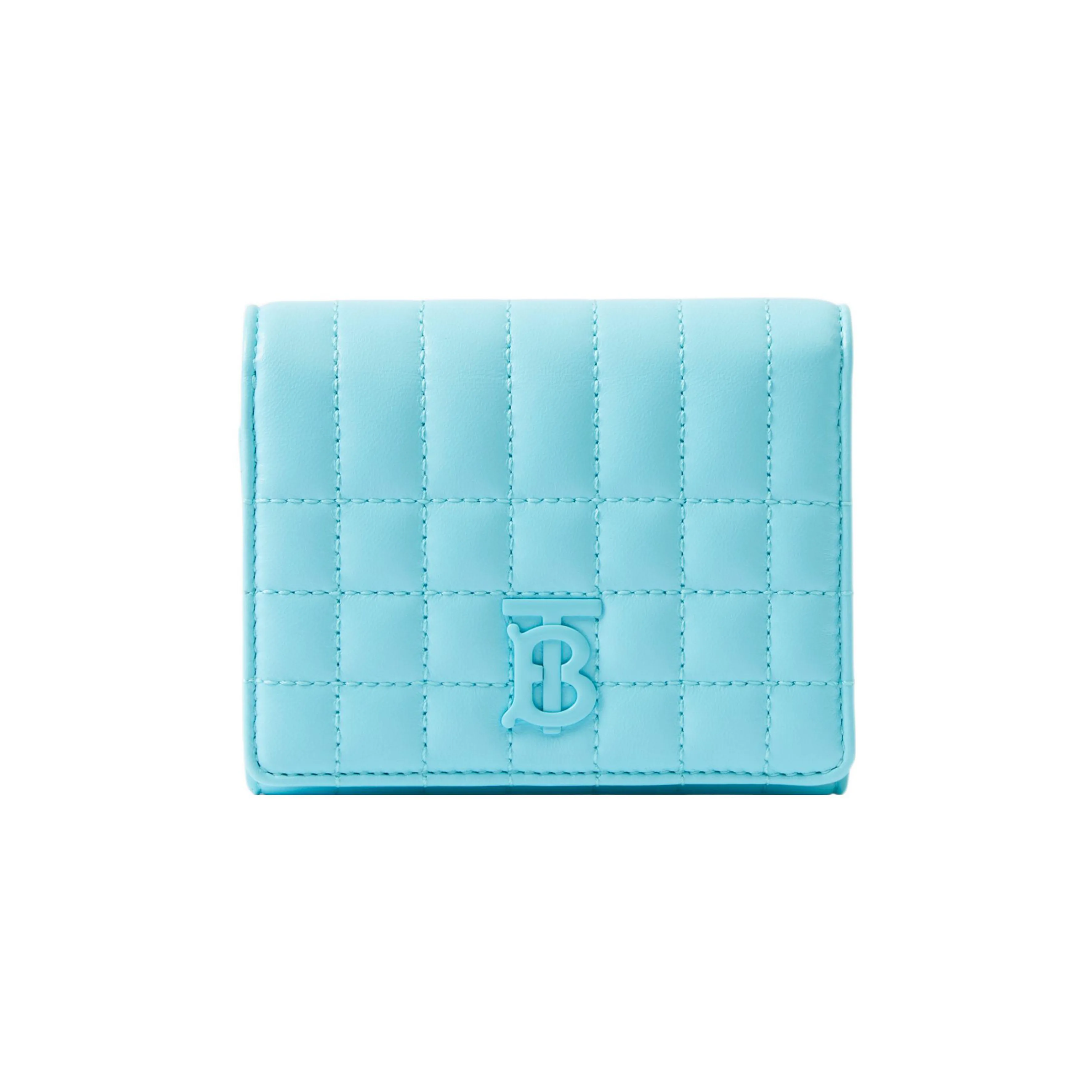 Burberry Lola Bag Lambskin Wallet Trumpets Women's Blue