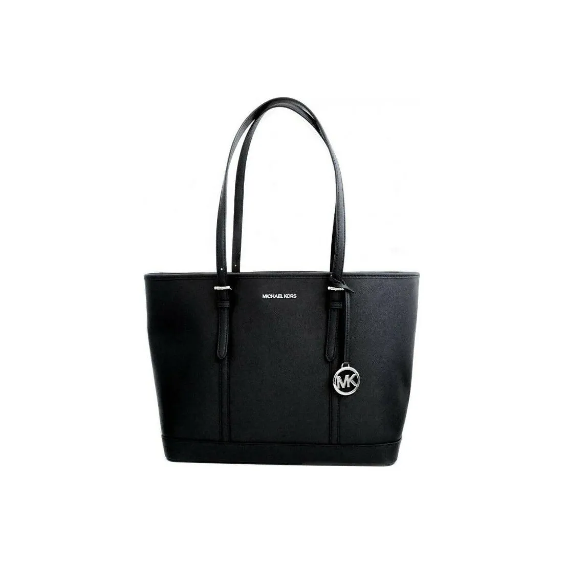 MICHAEL KORS Leather Tote Bag, Shopping Bag, Handbag, Shoulder Bag Women's Black