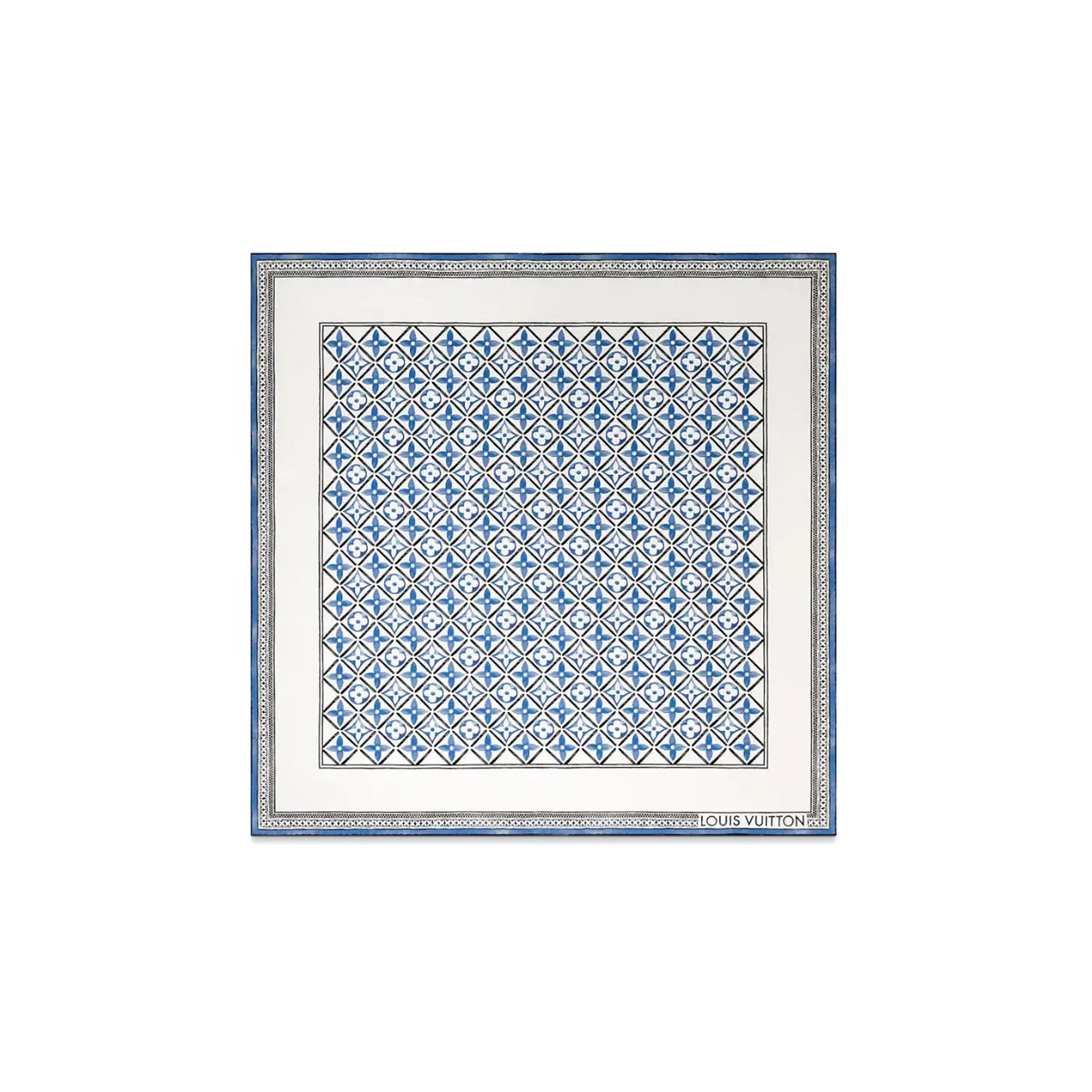 LOUIS VUITTON Monogram Flower Tile Square 90