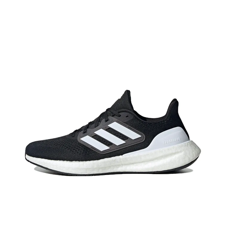 Adidas PureBoost 23 Wide Running Shoes 'Black White'