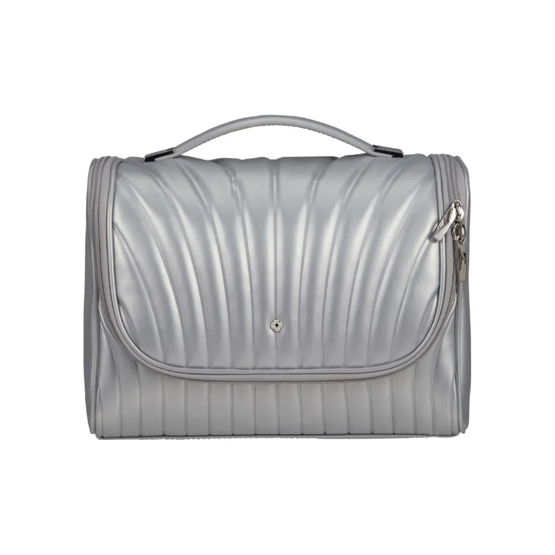 SAMSONITE C Лайт Полиуретан Купольная Сумка Сумка Путешественная Сумка для Туалетных Принадлежностей Маленькая Унисекс Серебряная