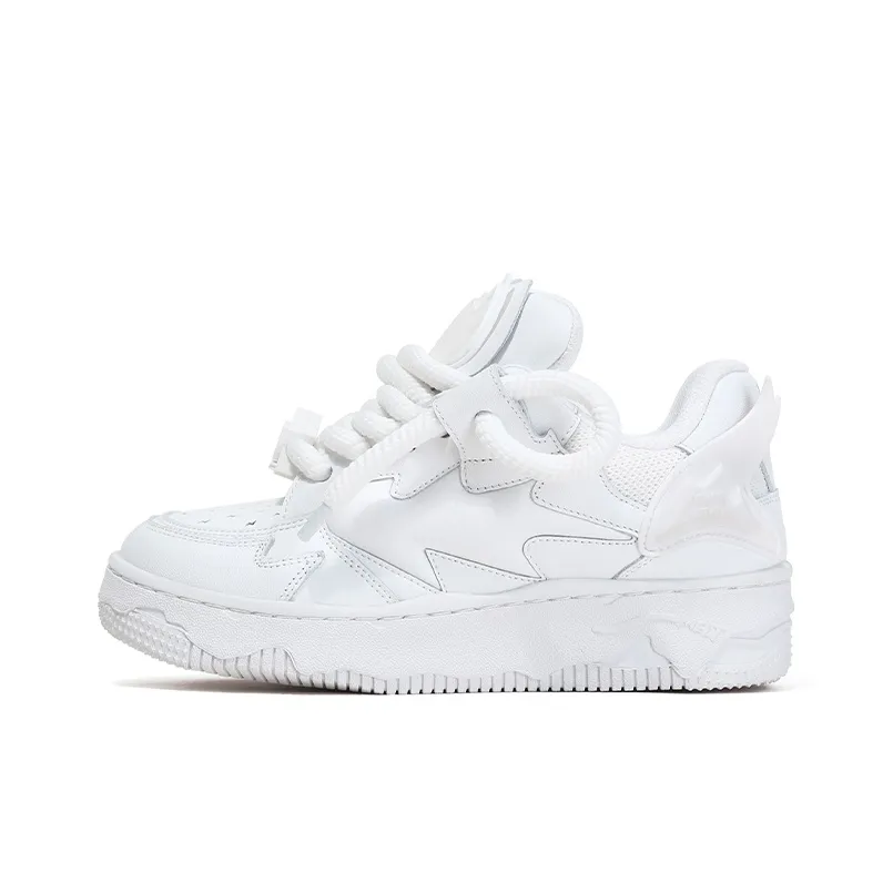 YJ Stylish Skateboarding Shoes Unisex White