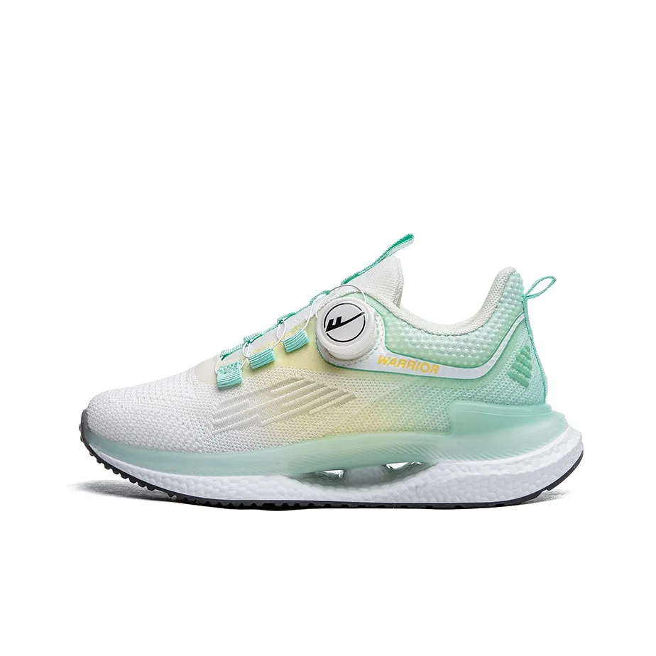 Warrior Comfortable Sports Anti Slip Wear Resistant Low Top Casual Shoes Women's White Lake Green