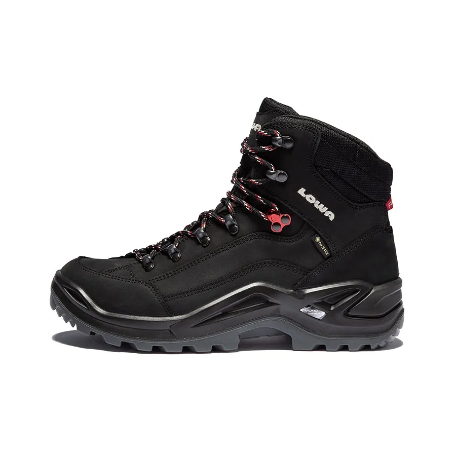 Lowa Renegade Reverse GTX Slip Resistant Mid Top Outdoor Shoes Men's Black