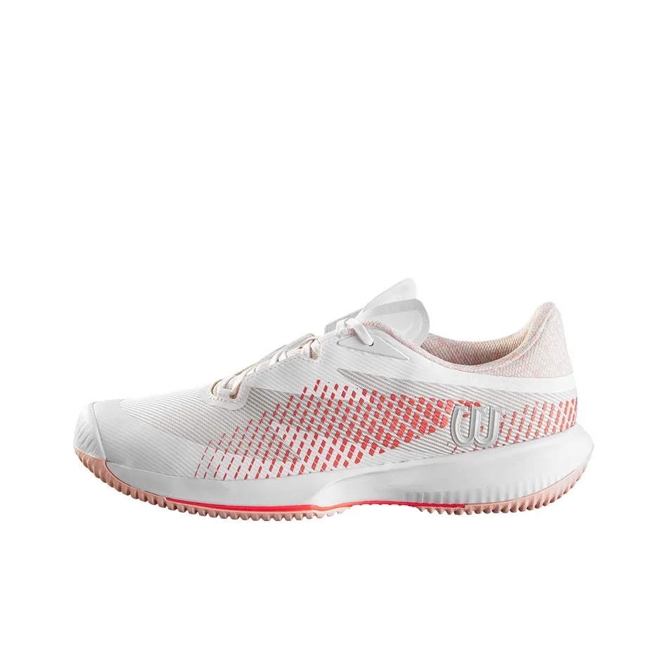Wilson Kaos Swift 1.5 Slip Resistant Abrasion Resistant Shock Absorbers Low top Tennis Shoes Women's White Red