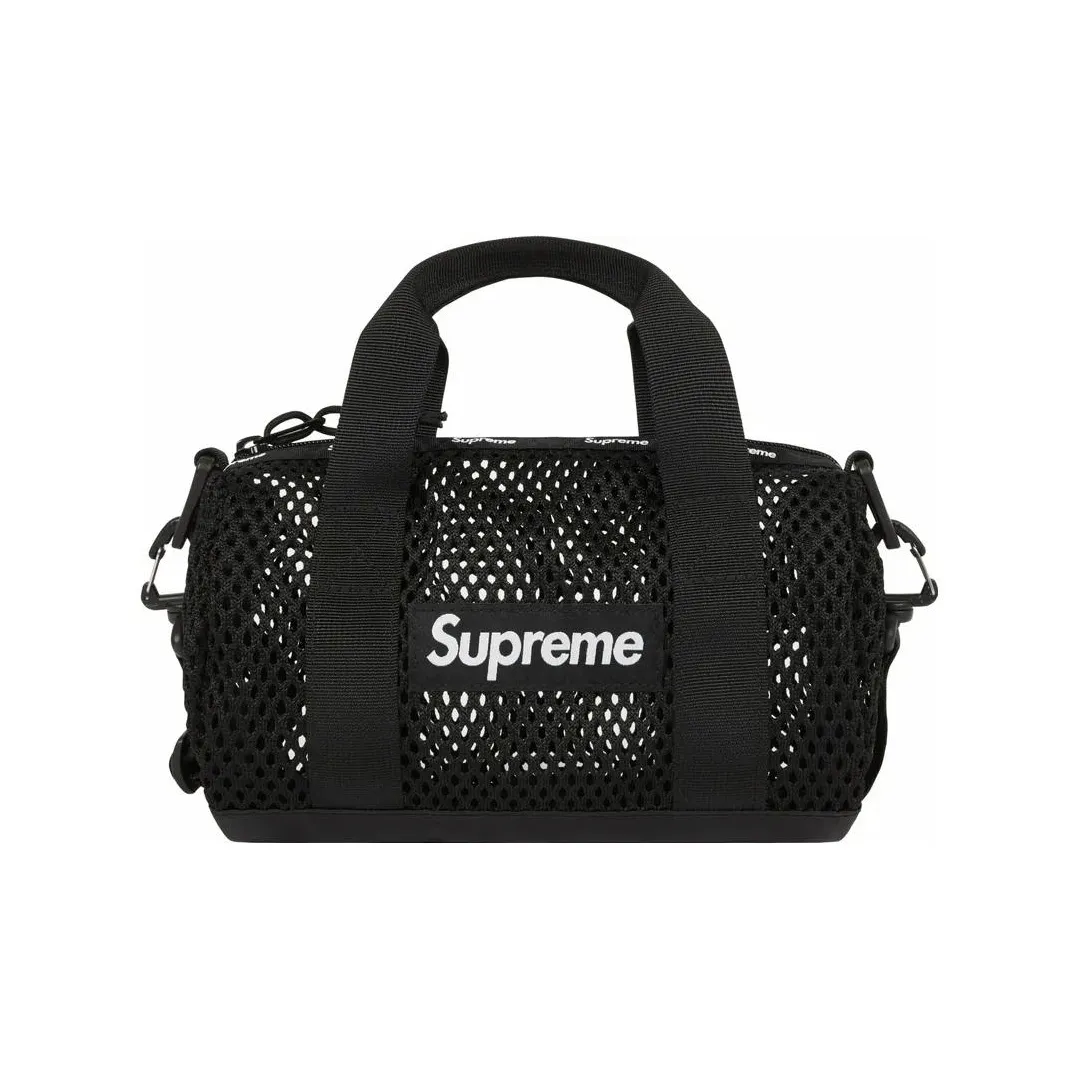 Supreme Polyester Shoulder Bag, Crossbody Bag Mini Unisex Black