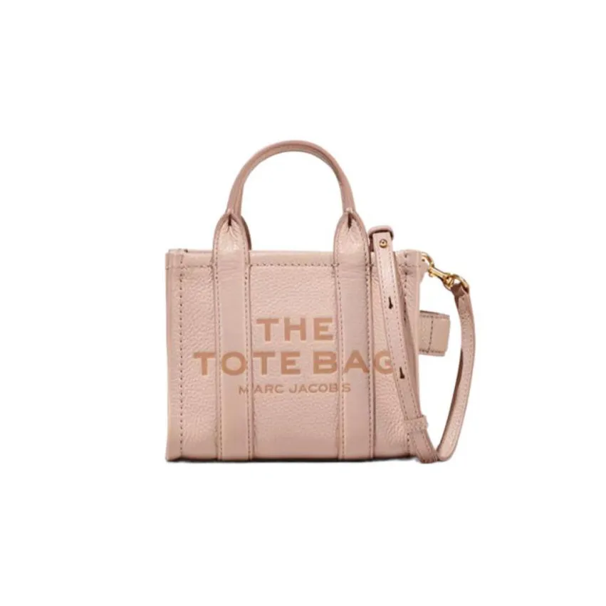 MARC JACOBS The Crossbody Mini Tote Leather Rose