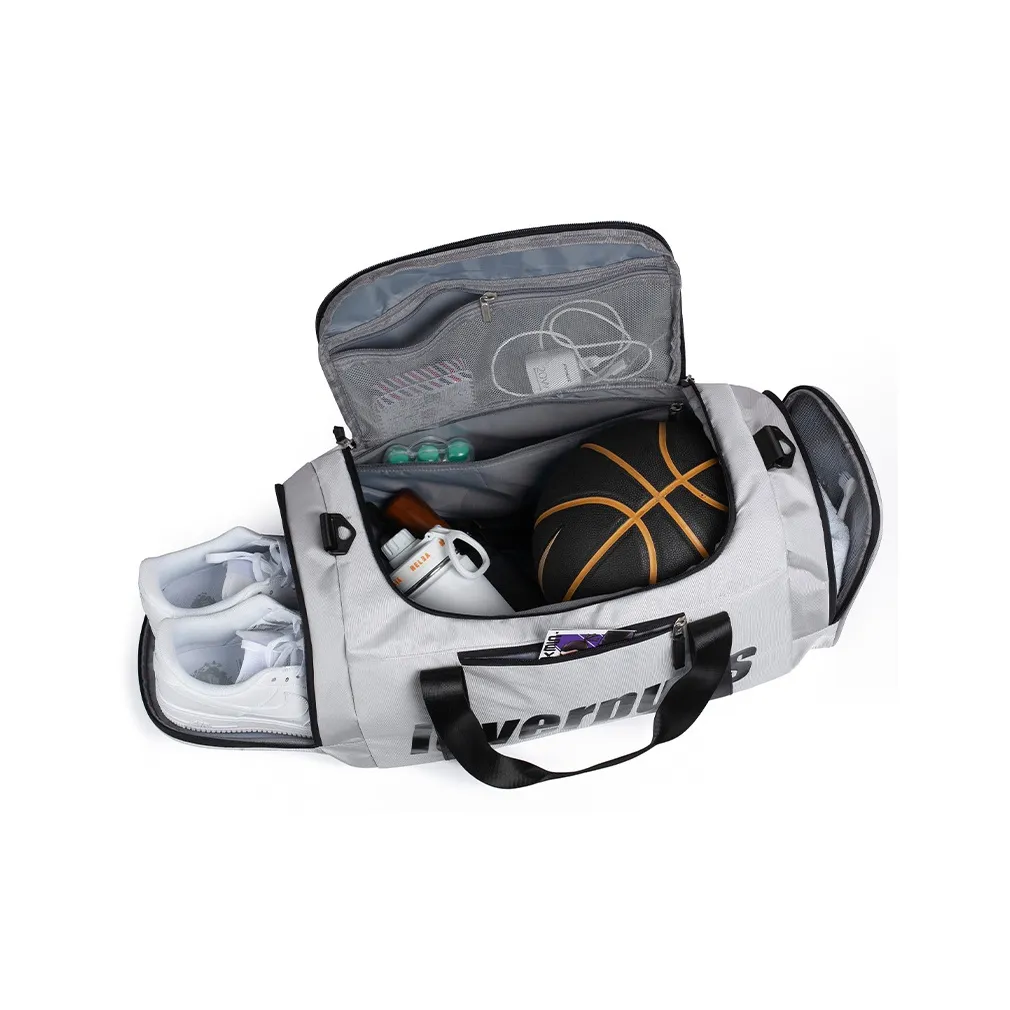 LOVERPUSS Polyester One Shoulder Crossbody Portable Fitness Storage Backpack Basketball Bag Unisex Multicolor