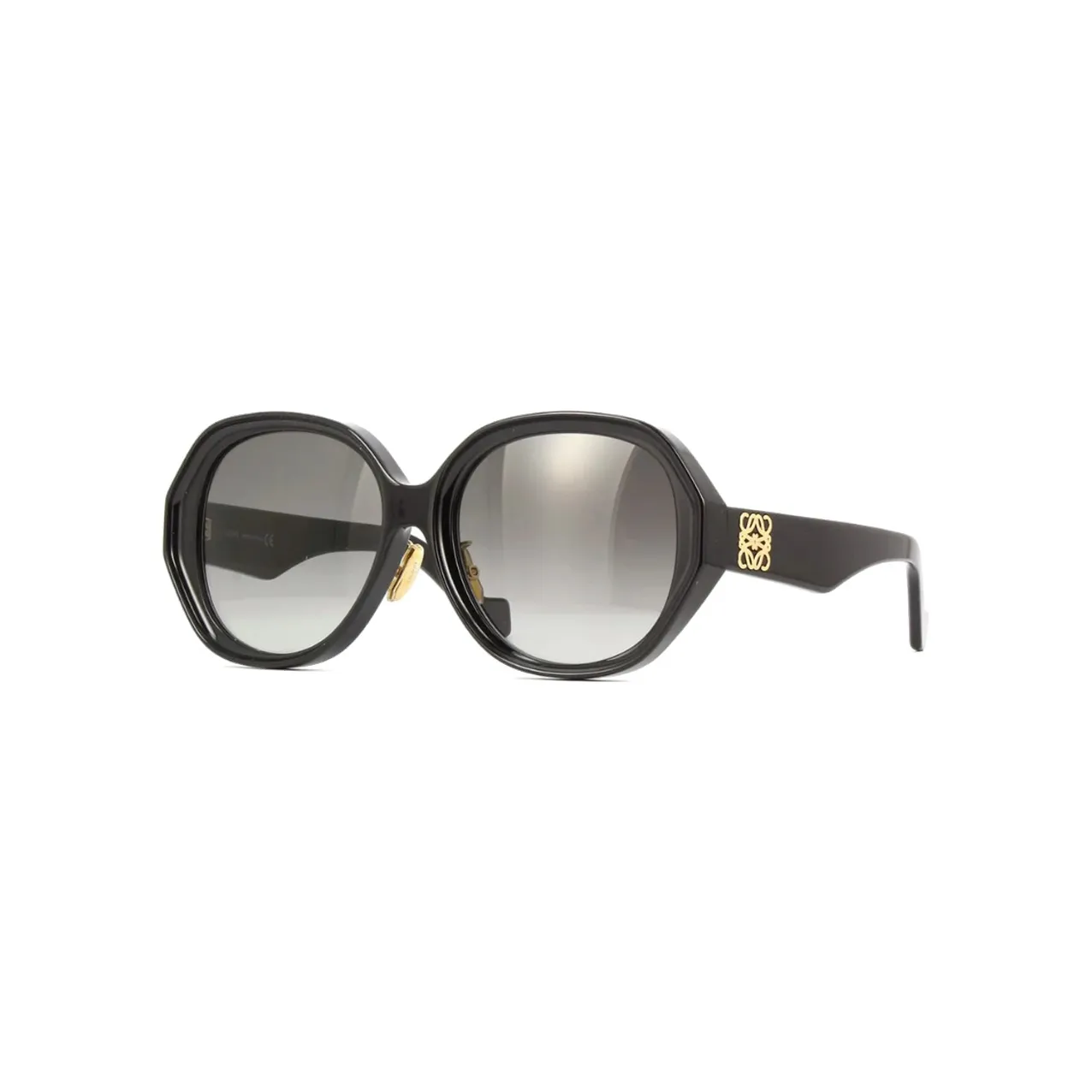 LOEWE Irregular Shape Sunglasses Women's Black