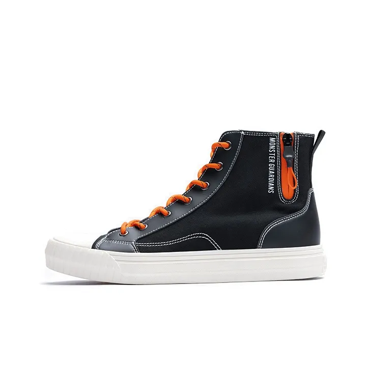 Monster Guardians Slip-resistant Abrasion-resistant High Top Skateboard Shoes Men's