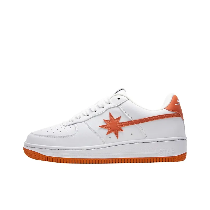 Starwalk Soldier Slip-resistant Abrasion-resistant Low-top Скейтборд Кроссовки Unisex Orange