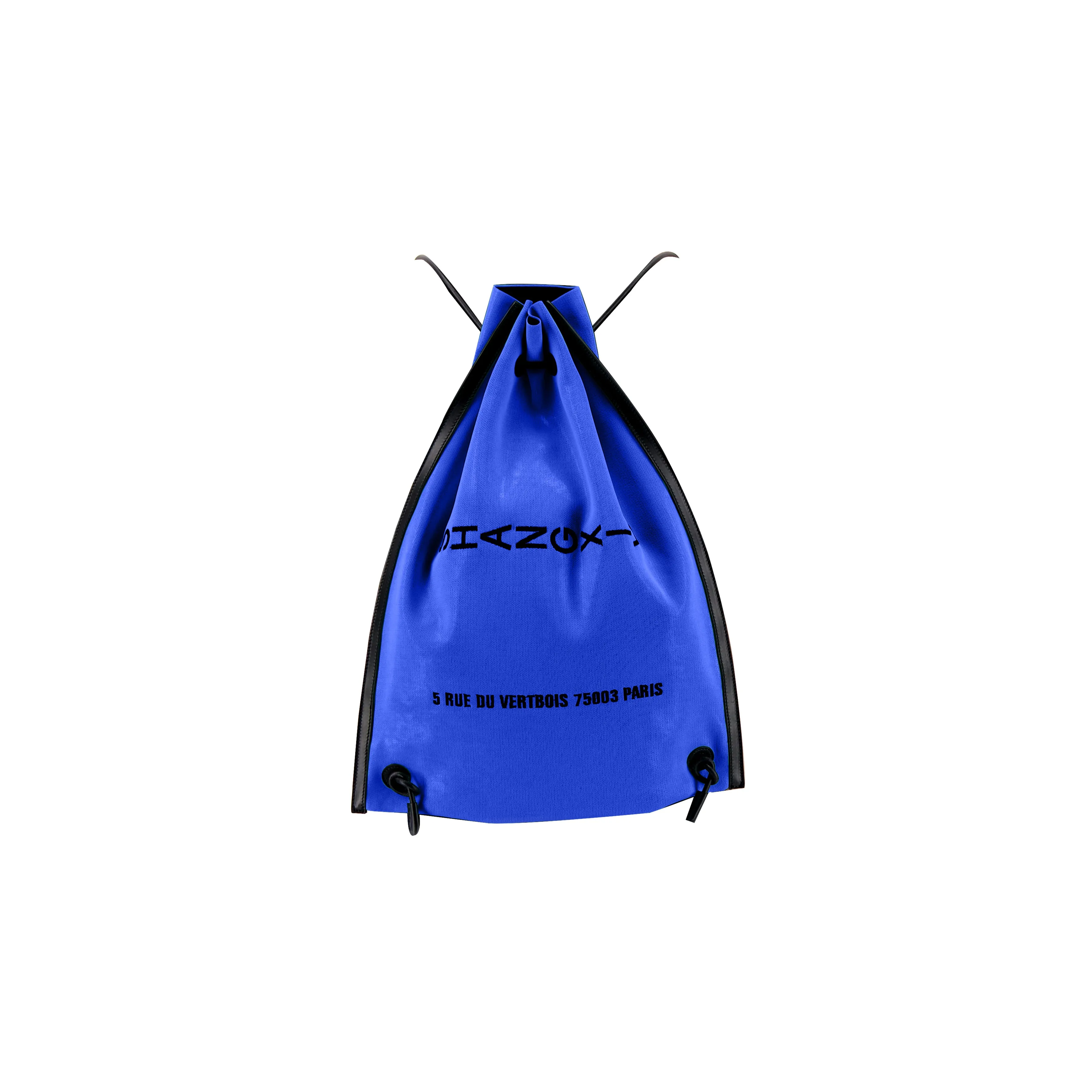 SHANG XIA Cow Leather Backpack Regular Unisex Blue