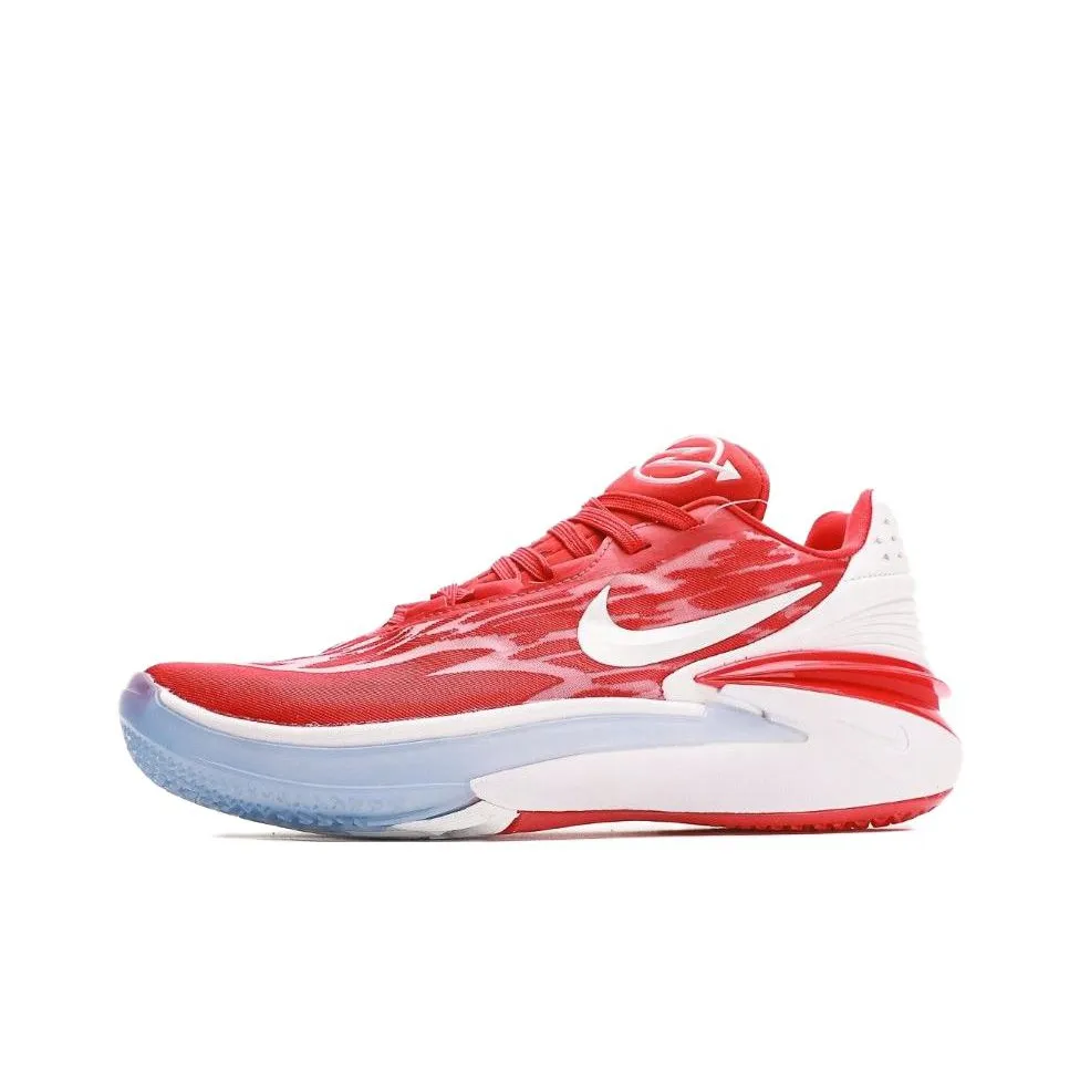 Nike Air Zoom г.T. Cut 2 Амортизаторы Устойчивые к истиранию Низкий Топ Баскетбольные кроссовки Мужской Красный