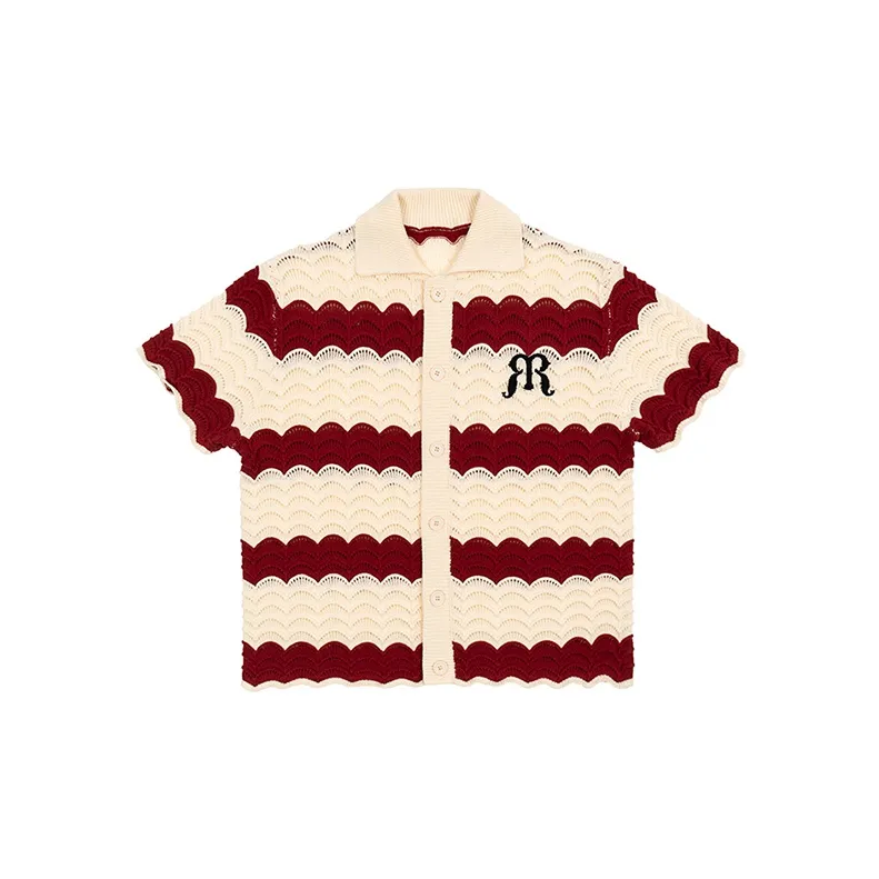 EMPTY REFERENCE Shirts Unisex Beige Red