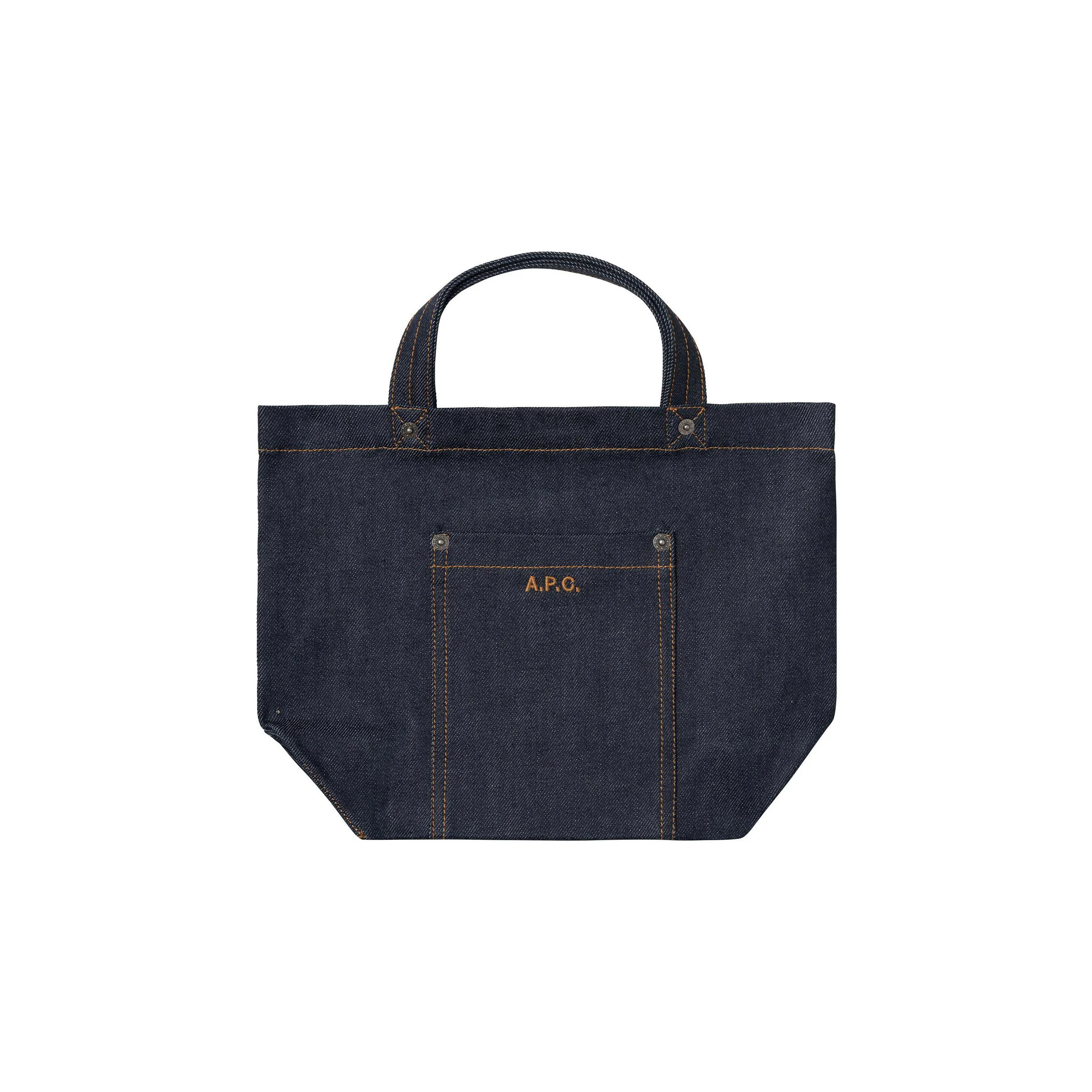A.P.C Denim Tote Bag Shopping Bag Tote Regular Men's Indigo