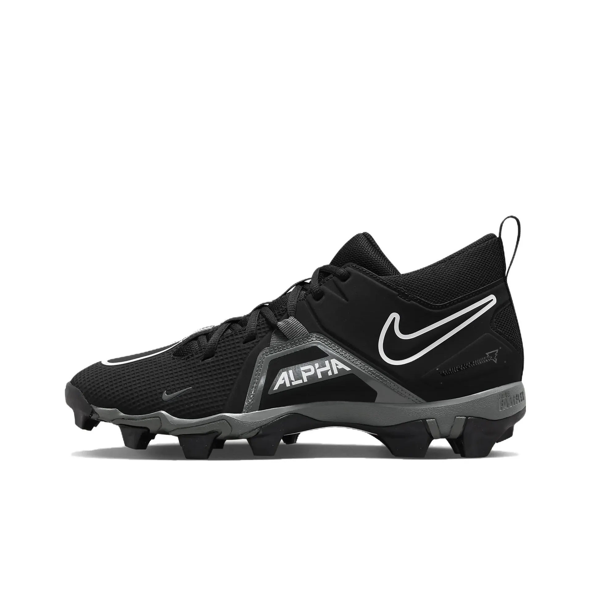 Nike Alpha Menace 3 Shark Cushioning Anti Slip And Wear Resistant Soccer Shoes Men's Black