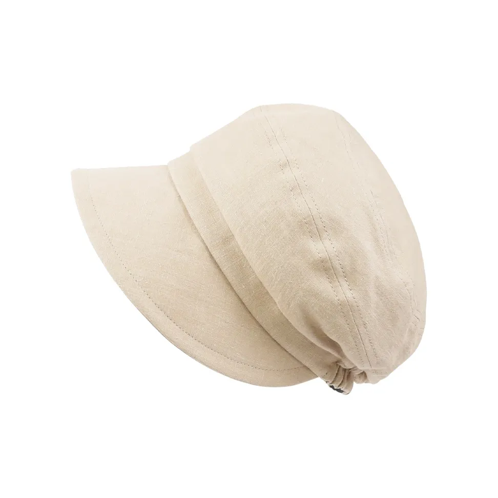 MARJAKURKI Linen Sun Protection Hat, Suitable For Work And Travel Women's