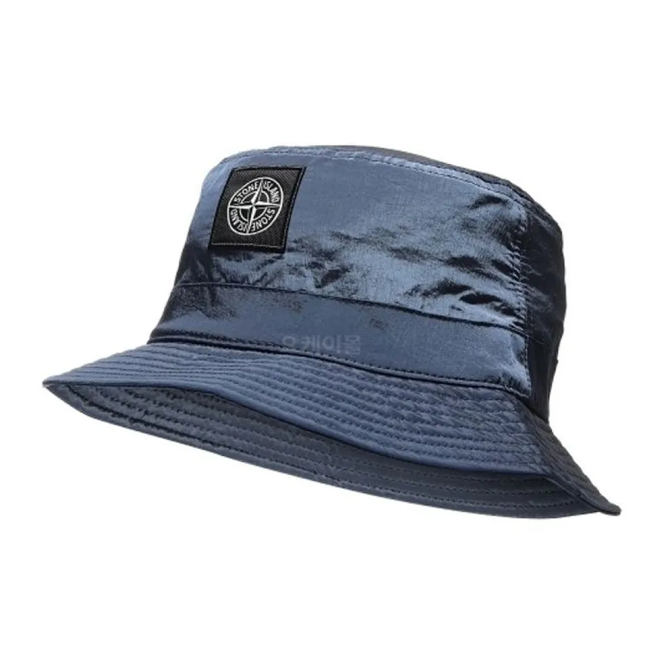 STONE ISLAND Logo patch Bucket Hat