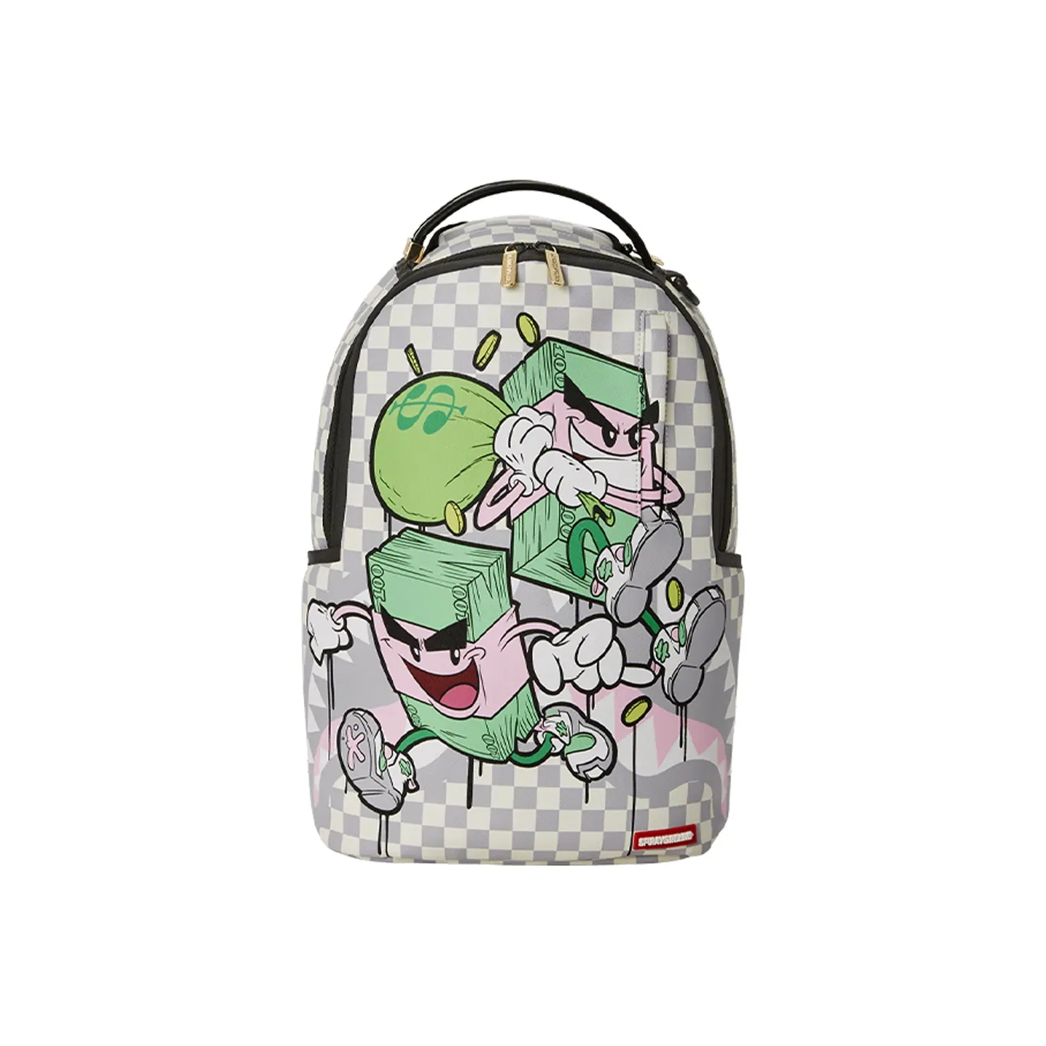 SPRAYGROUND PVC Travel Bag Backpack Unisex Gray White