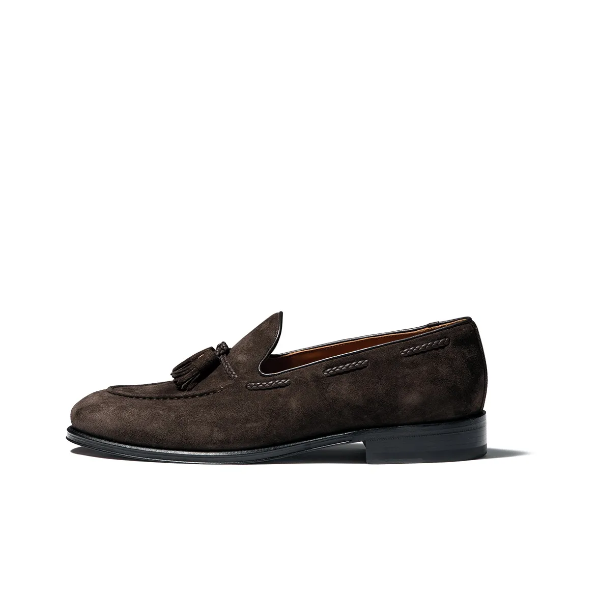 TRUFFAUT Premium Handmade Fringe Slip-on Casual Shoes Men's