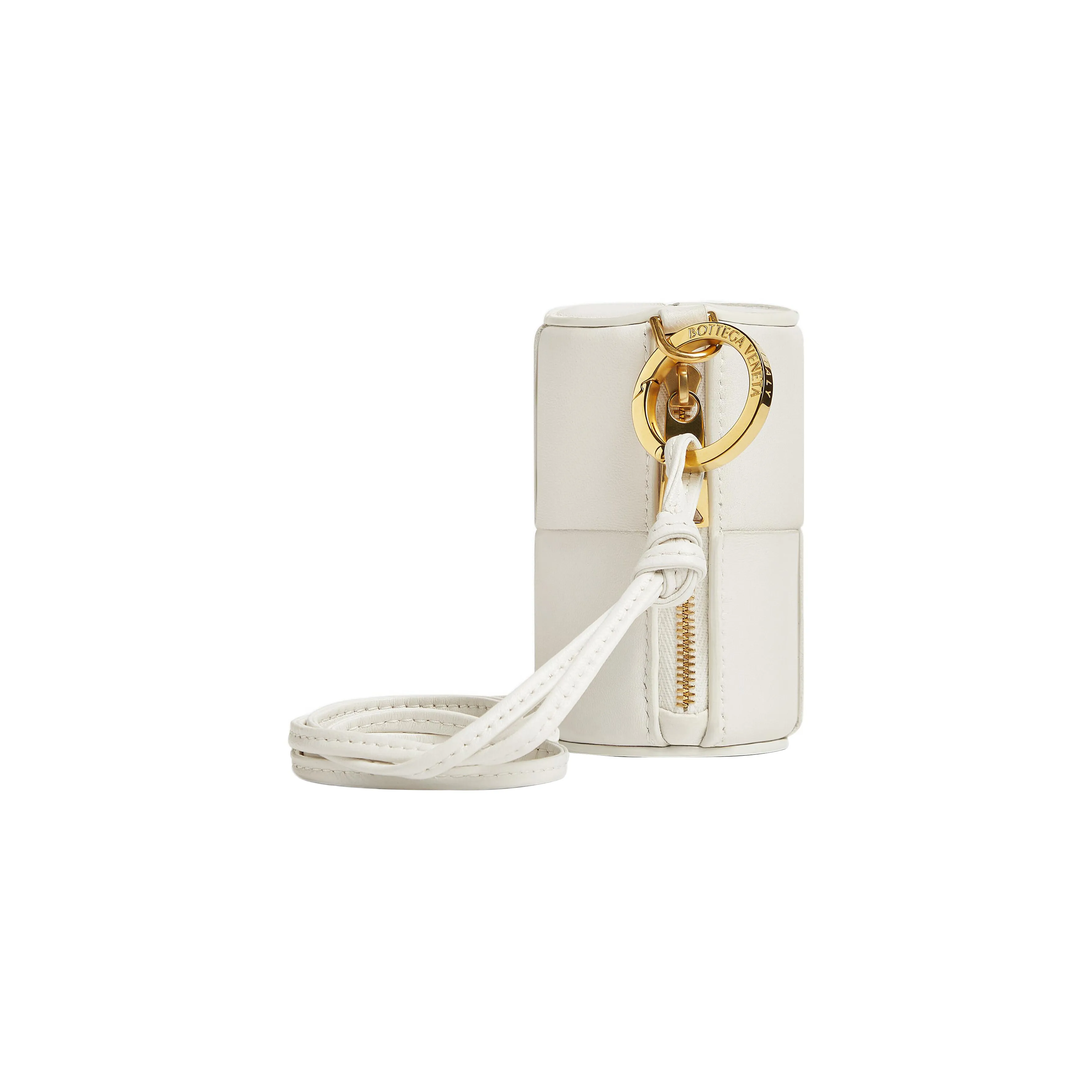 Bottega Veneta Sheepskin AirPods Protective Cover Earphone Case Women's White