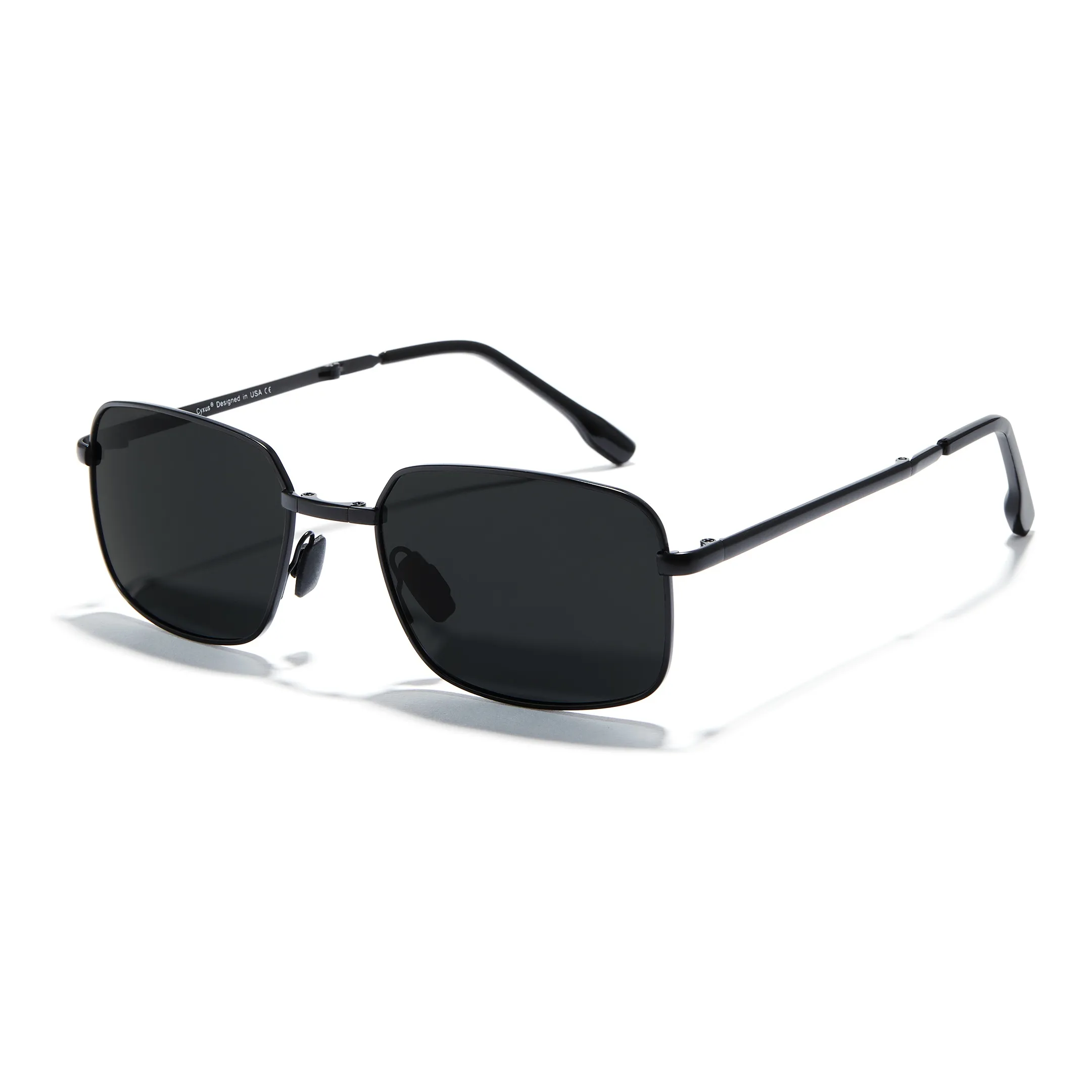 CYXUS Metal Oval Sunglasses Unisex