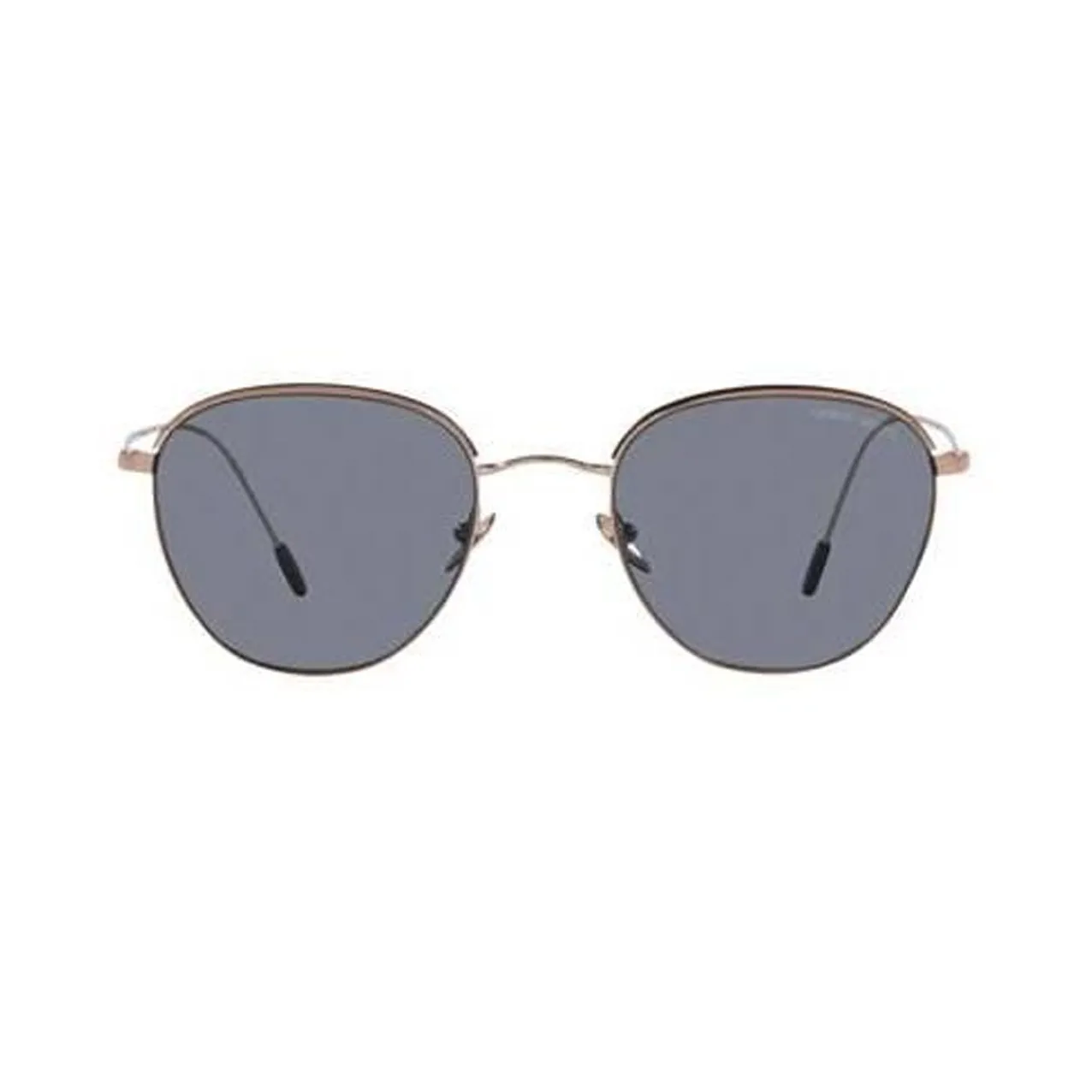 GIORGIO ARMANI Logo-engraved Round-frame Sunglasses
