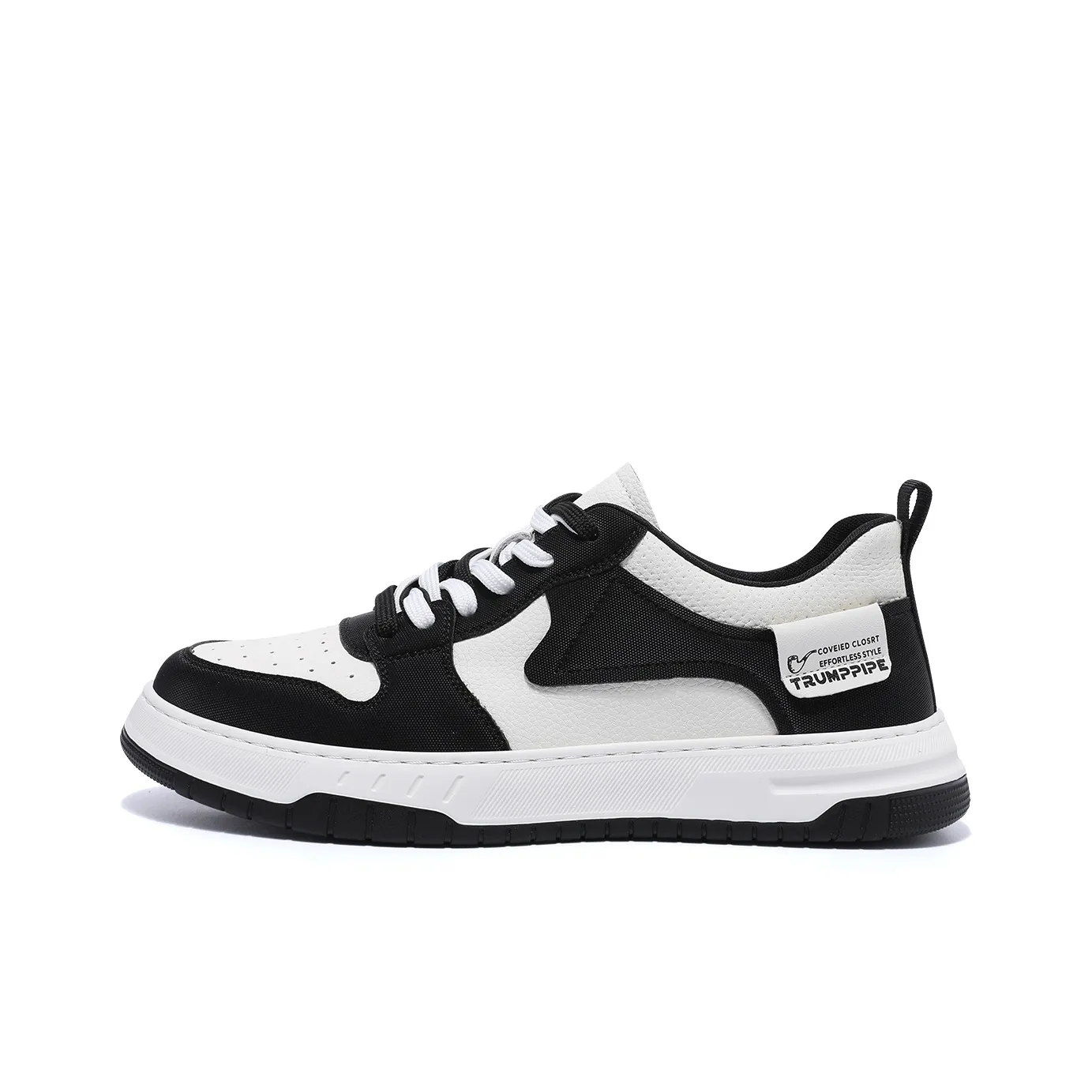 TRUMPPIPE Skateboard Shoes Men's White Black