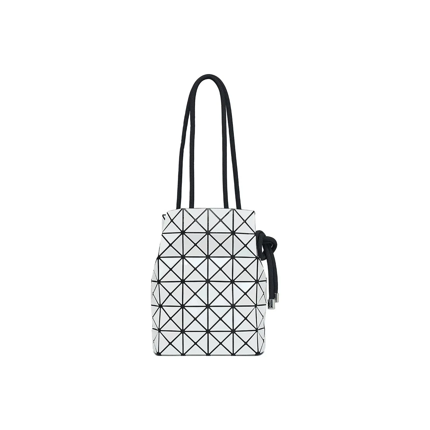 ISSEY MIYAKE Wring Polarization Vinyl Chloride Resin Bucket Bag, Shoulder Bag Women's Mother Of Pearl Blue