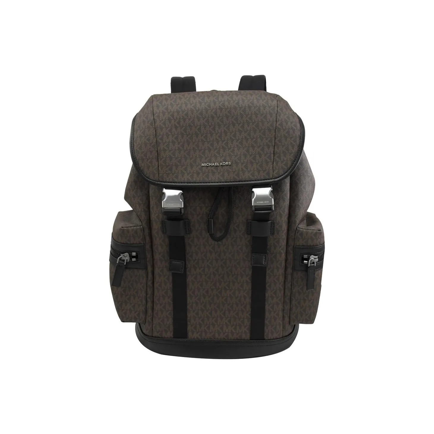 MICHAEL KORS MK Hudson Polyester Hiking Bag Backpack Large Size Men's Brown